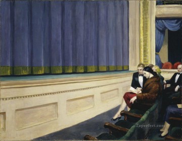 Edward Hopper Painting - First Row Orchestra Edward Hopper